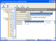 Protected Storage viewer screenshot